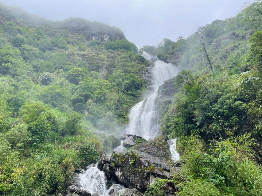 Sapa: Motorbike Tour 1 Day Visit Waterfalls & Local Villages - Love Waterfall in Hoàng Liên National Park: Quiet Forest, 100 Meter Drop
