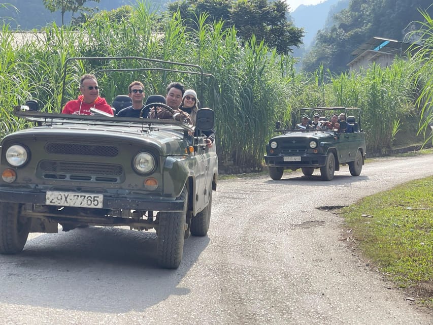 Sapa Open Air Jeep Half Days Off the Beaten Track, Backroad - Vintage car stop and how it fits the pacing