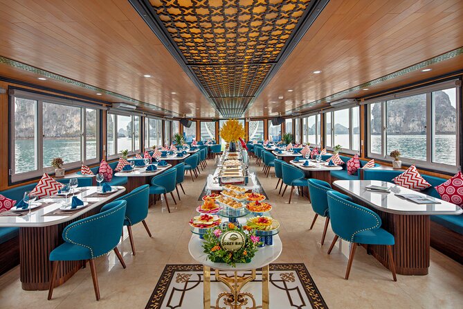 Sea Lion Luxury 5-Star Halong Day Cruise,Buffet Lunch,Shuttle Bus - Hanoi to Halong Bay in One Day, With a Real Transport Plan