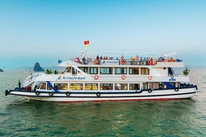 Taliya Day Cruise: Top Luxury Tour in Halong Bay & Lan Ha Bay - Food, sunset party onboard, and what “premium lunch” means