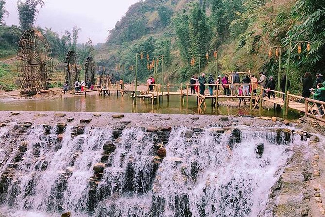 The Best Sapa Tour 2D1N At 3 Star Hotel by sleeping BUS TRANSFER - Day 1, Cat Cat and Sin Chai: Waterfall Views Plus Craft Culture