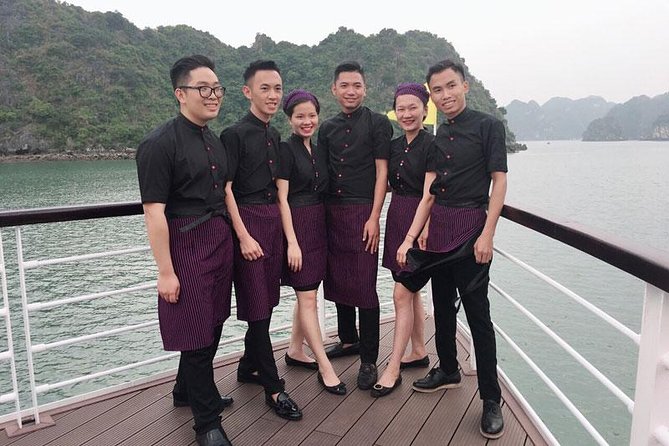 The Most Luxurious Ha Long Bay 1 Day Trip - Jadesails Cruise - Group size and English guidance, plus the service level that keeps it smooth