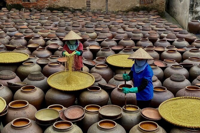 Three Traditional Villages Private Day Tour from Hanoi - Quảng Phú Cầu incense village: the red-work workshops you will remember