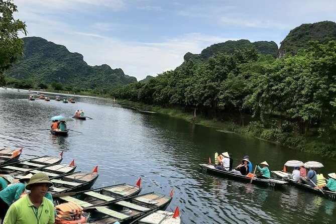 Trang An grottoes - Bai Dinh Pagoda Day Tours - Lunch in Ninh Binh: included local food, including goat