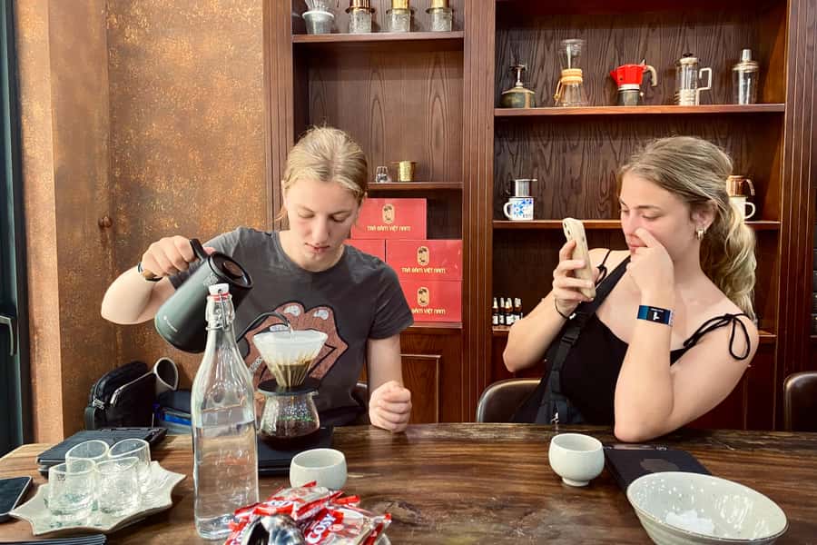 Vietnamese Coffee 101 Workshop - Dong Bac Starting Point, Old Quarter Pickup, and What $22 Buys