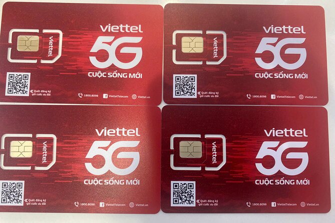 Viettel SIM for Vietnam – 30 Days, 5GB Per Day | eSIM & Physical - Price and Value at $13.80 per Person